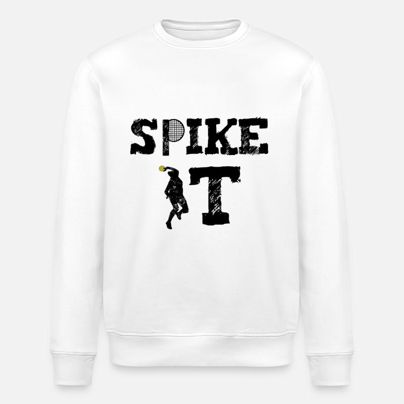 Spikeball design - Stanley/Stella ROLLER Unisex Organic Sweatshirt - white