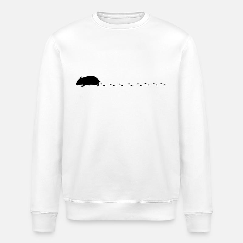 Traces de hamster - Sweat bio ROLLER Stanley/Stella Unisexe - blanc