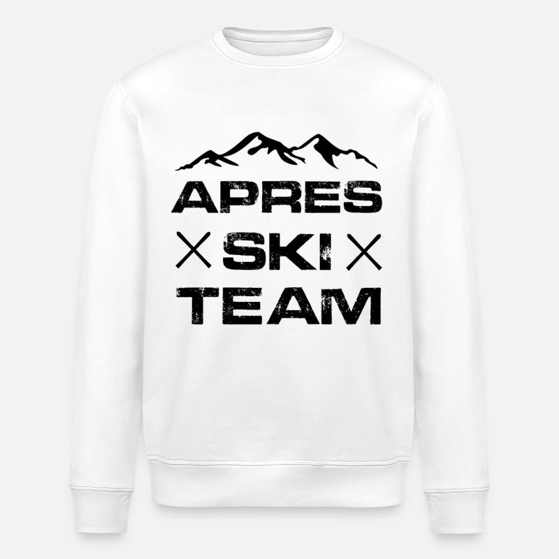 apres ski team - Stanley/Stella Unisex Bio-Sweatshirt ROLLER - Weiß
