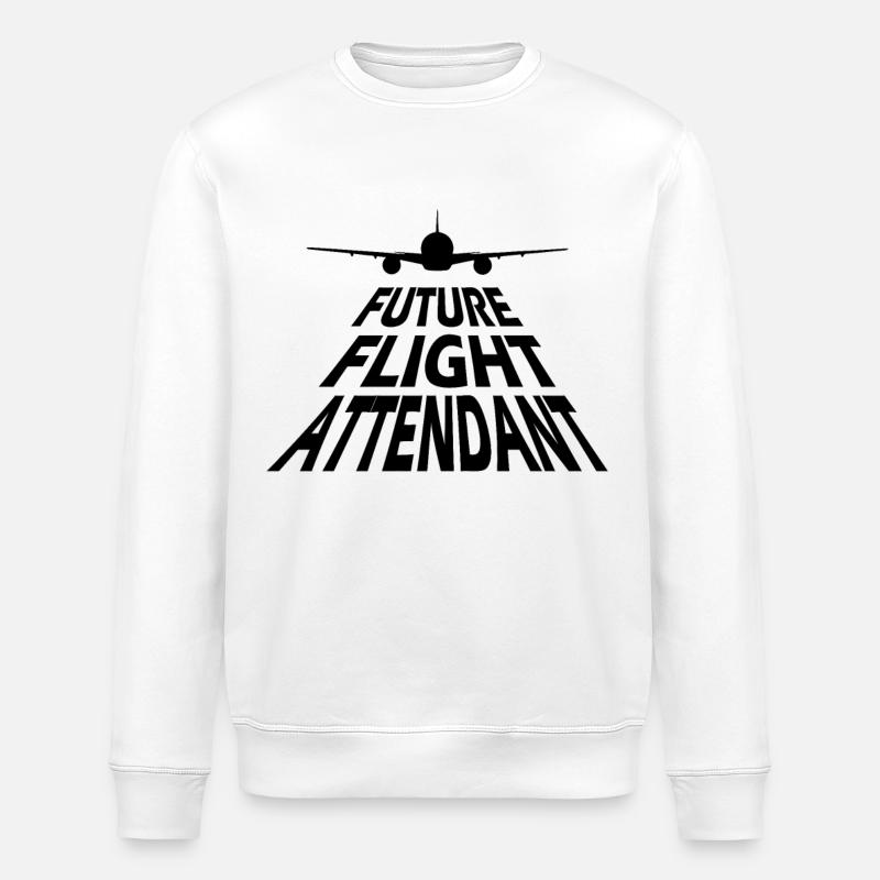 Future stewardess - Stanley/Stella Unisex Bio-Sweatshirt ROLLER - Weiß