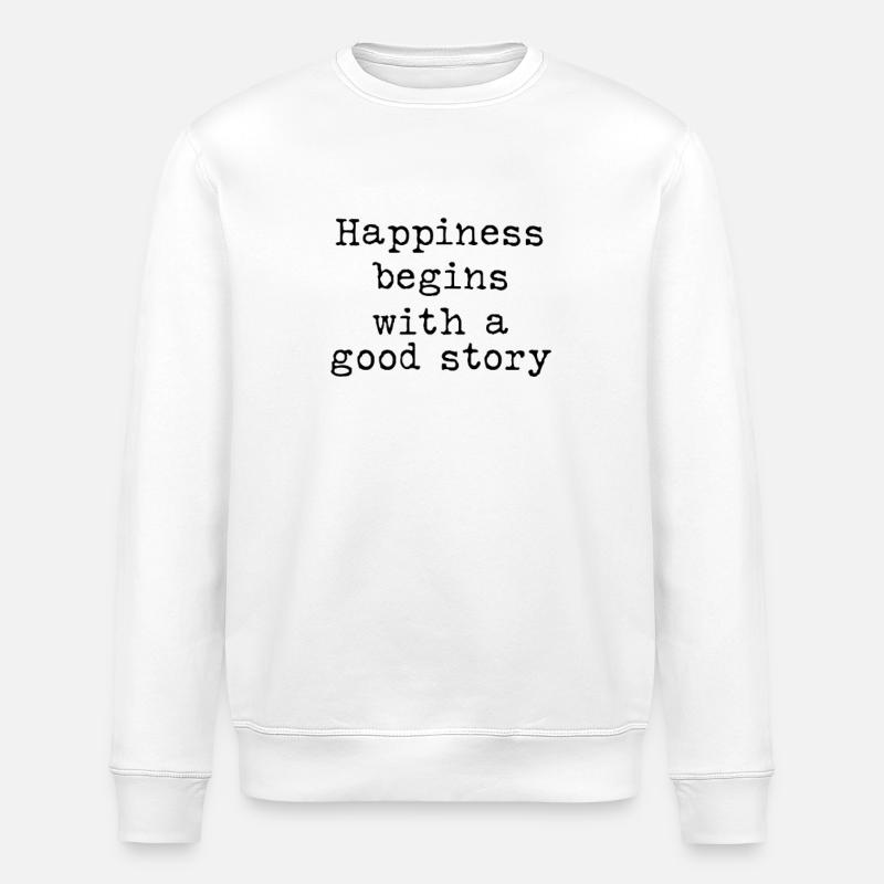 Journalistin Geschenk - Stanley/Stella Unisex Bio-Sweatshirt ROLLER - Weiß