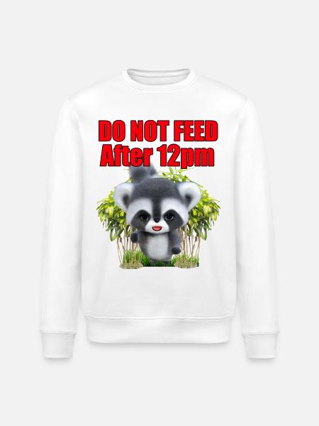 Foder ikke Gremlin - Stanley/Stella økologisk unisex-sweatshirt ROLLER - hvid