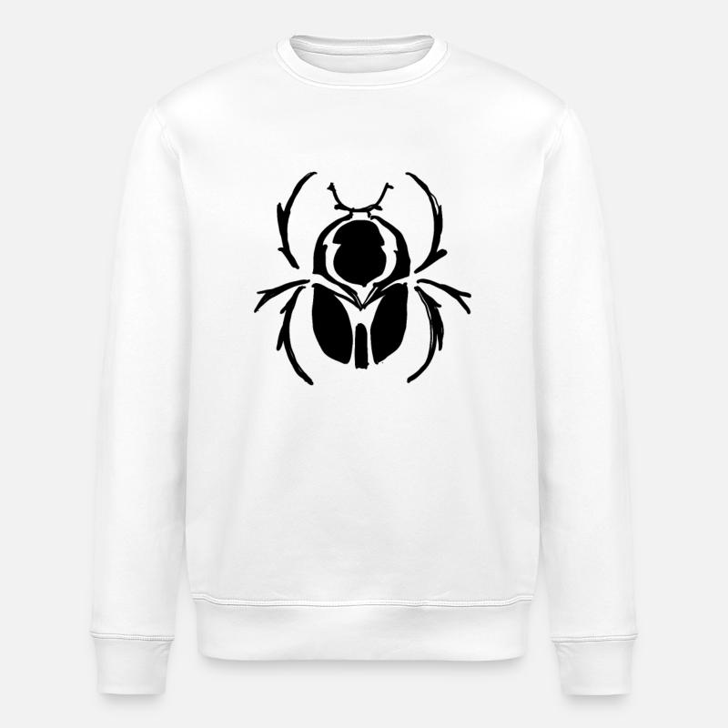 Egypte Ancien symbole Khéper - Sweat bio ROLLER Stanley/Stella Unisexe - blanc