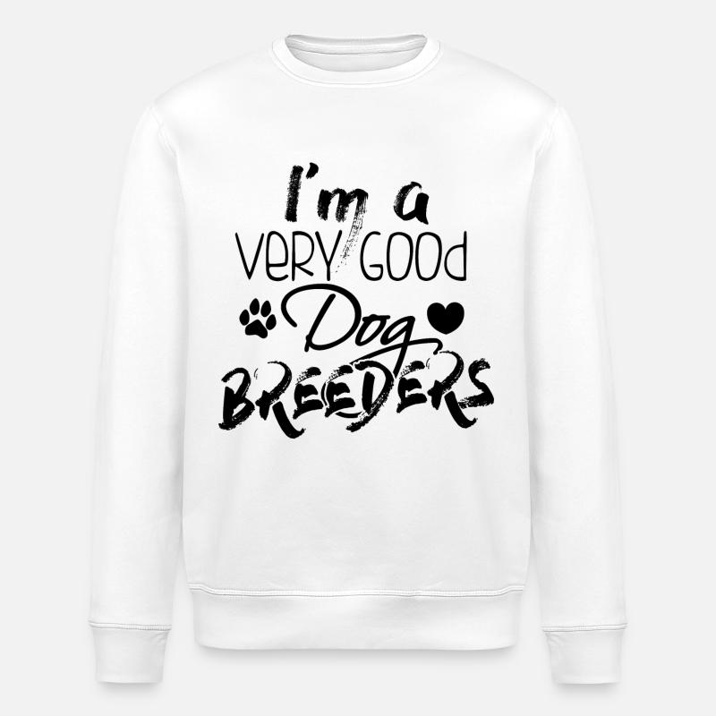 Hundezüchter - Stanley/Stella Unisex Bio-Sweatshirt ROLLER - Weiß