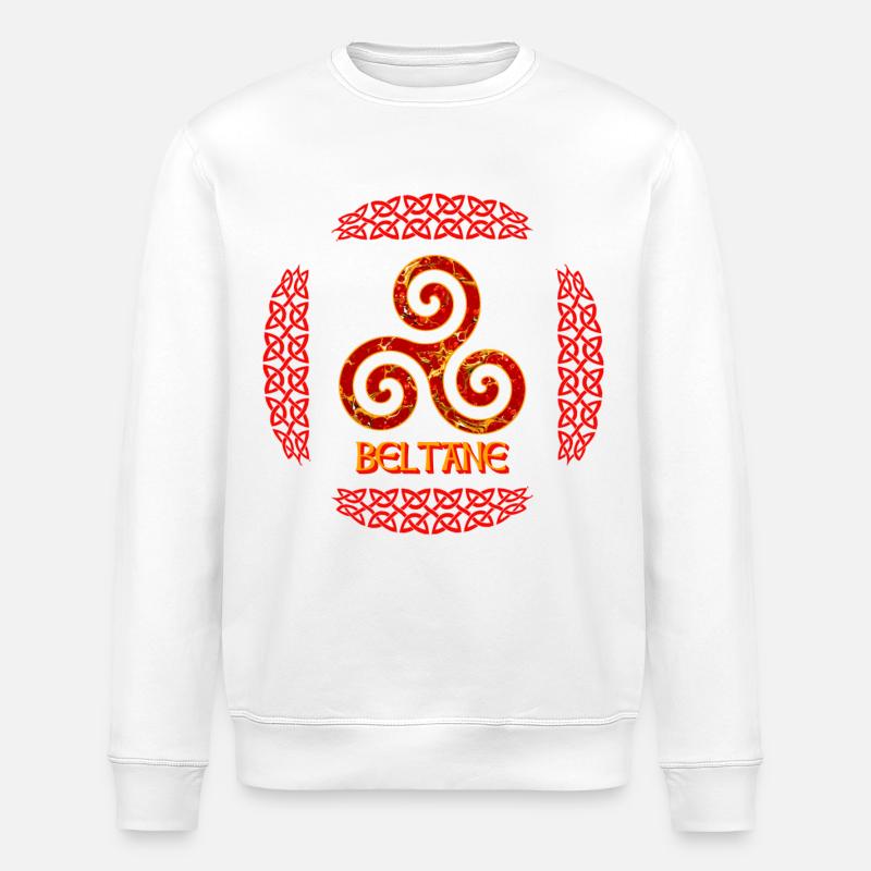 beltane e 232 - Stanley/Stella Unisex Bio-Sweatshirt ROLLER - Weiß