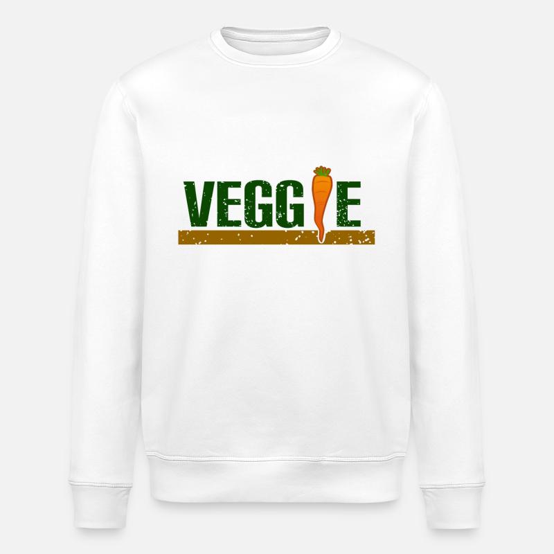 VEGGIE VEGGIE - Stanley/Stella Unisex Bio-Sweatshirt ROLLER - Weiß