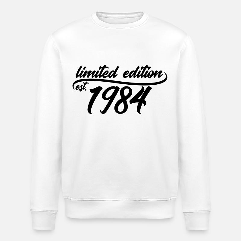 Limited Edition est 1984 - Stanley/Stella ROLLER Unisex Organic Sweatshirt - white