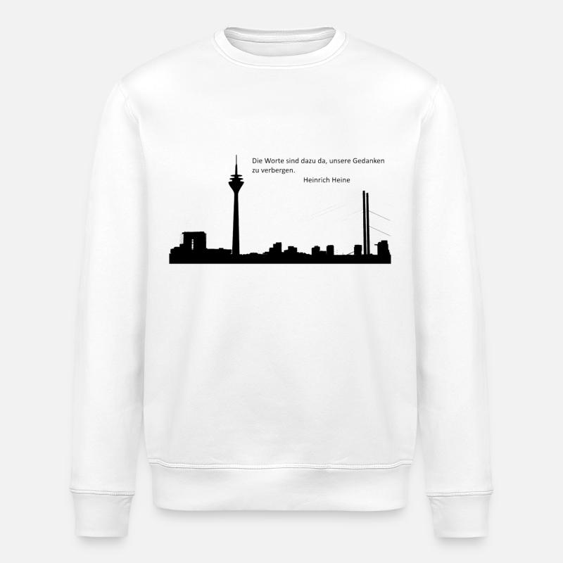 Dusseldorf - Stanley/Stella ROLLER Unisex Organic Sweatshirt - white