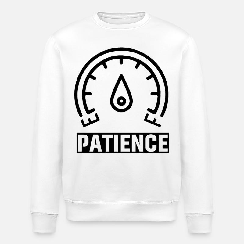 Patience - Stanley/Stella Unisex Bio-Sweatshirt ROLLER - Weiß