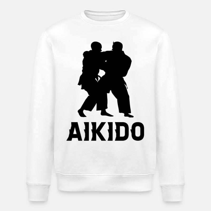Aïkido - Sweat bio ROLLER Stanley/Stella Unisexe - blanc