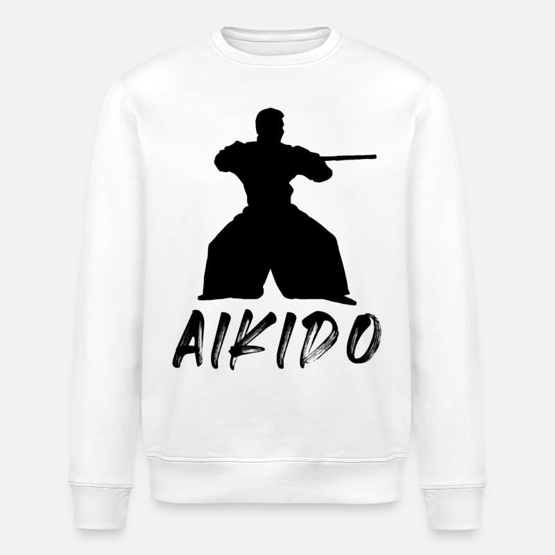 Aikido - Stanley/Stella Unisex Bio-Sweatshirt ROLLER - Weiß