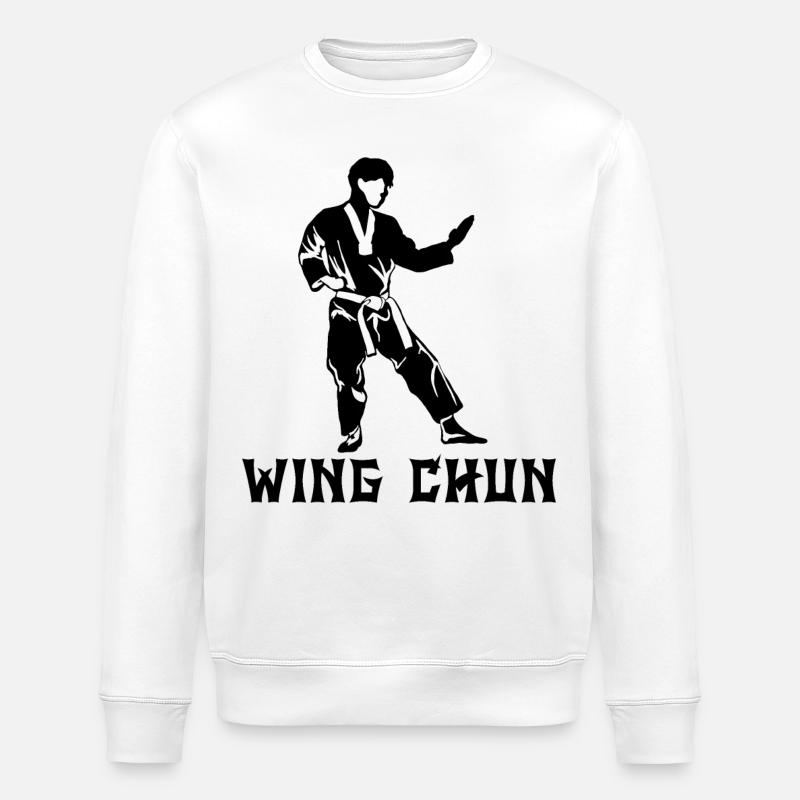 Wing Chun - Stanley/Stella ROLLER Unisex Organic Sweatshirt - white