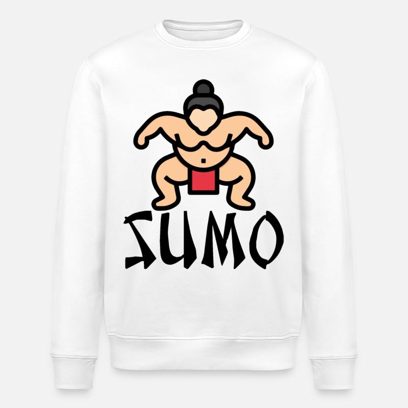 Sumo - Stanley/Stella Unisex Bio-Sweatshirt ROLLER - Weiß