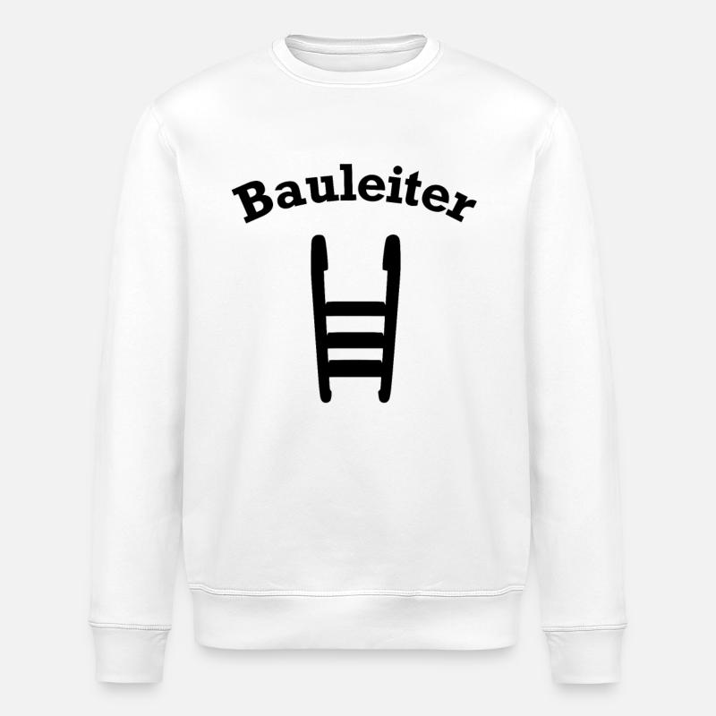 Bauleiter Baustellenleiter - Stanley/Stella Unisex Bio-Sweatshirt ROLLER - Weiß