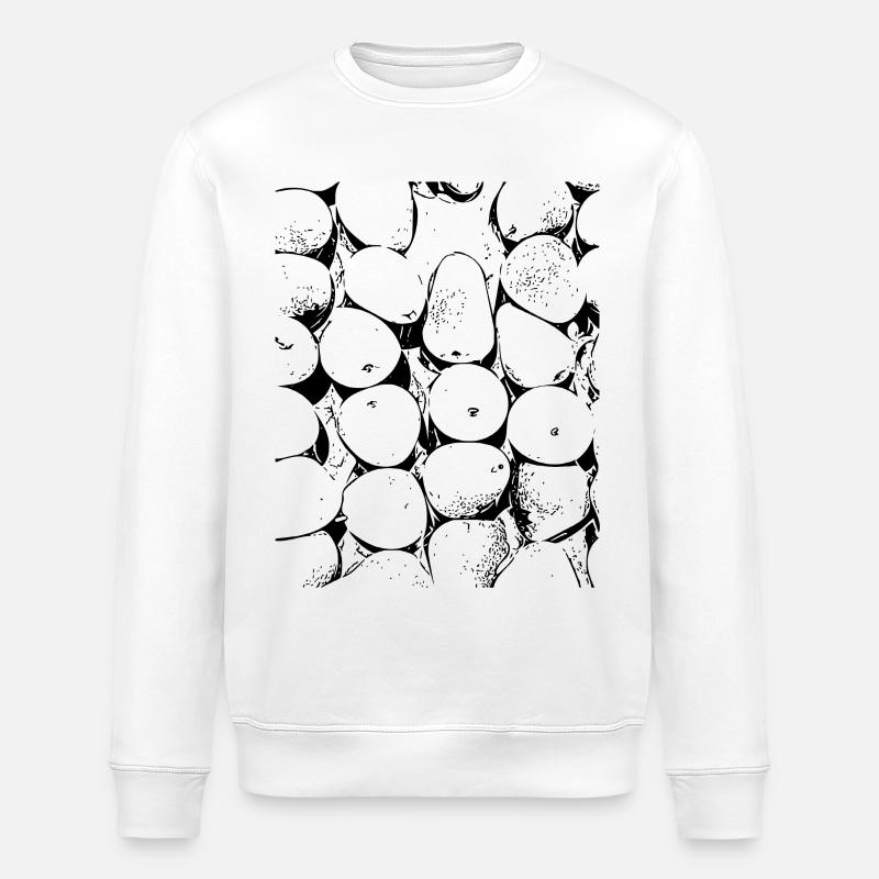 poire - Sweat bio ROLLER Stanley/Stella Unisexe - blanc