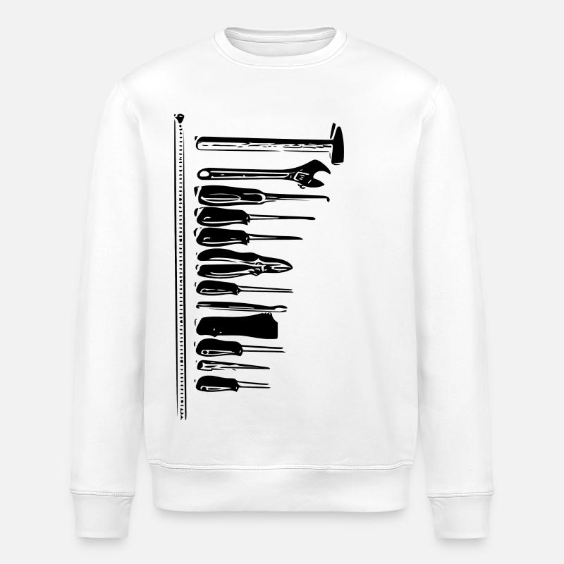 tool - Stanley/Stella ROLLER Unisex Organic Sweatshirt - white