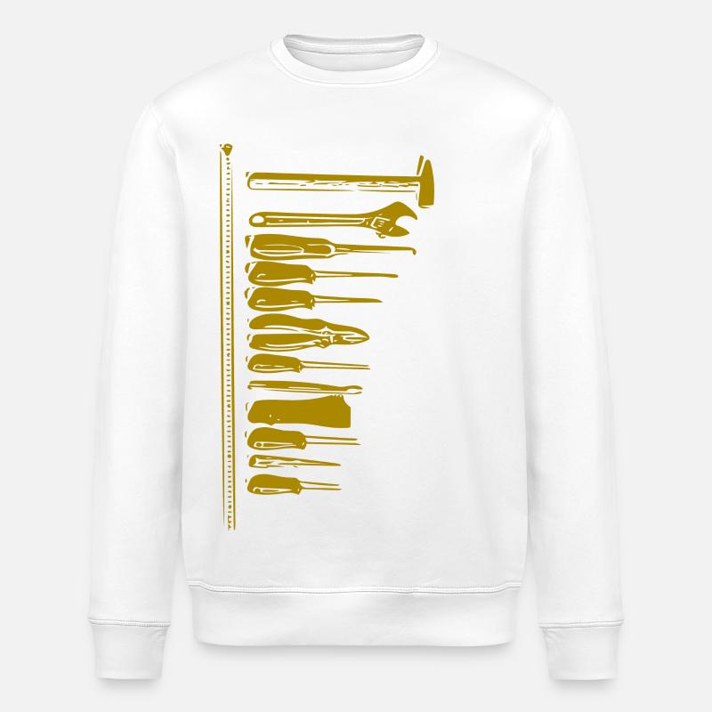 Werkzeug - Stanley/Stella Unisex Bio-Sweatshirt ROLLER - Weiß