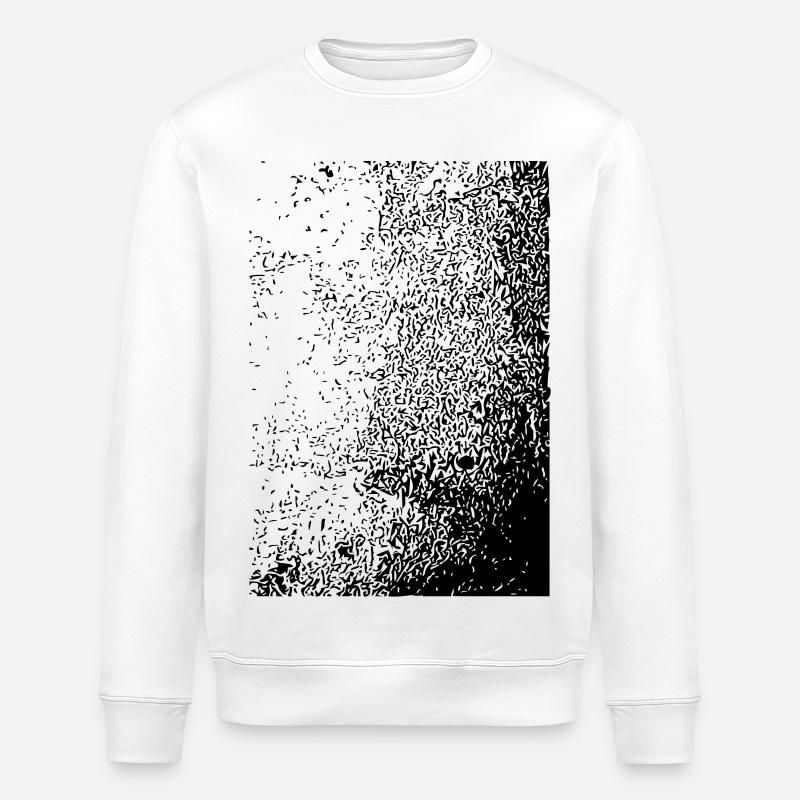 Abstraktes Design - Stanley/Stella Unisex Bio-Sweatshirt ROLLER - Weiß