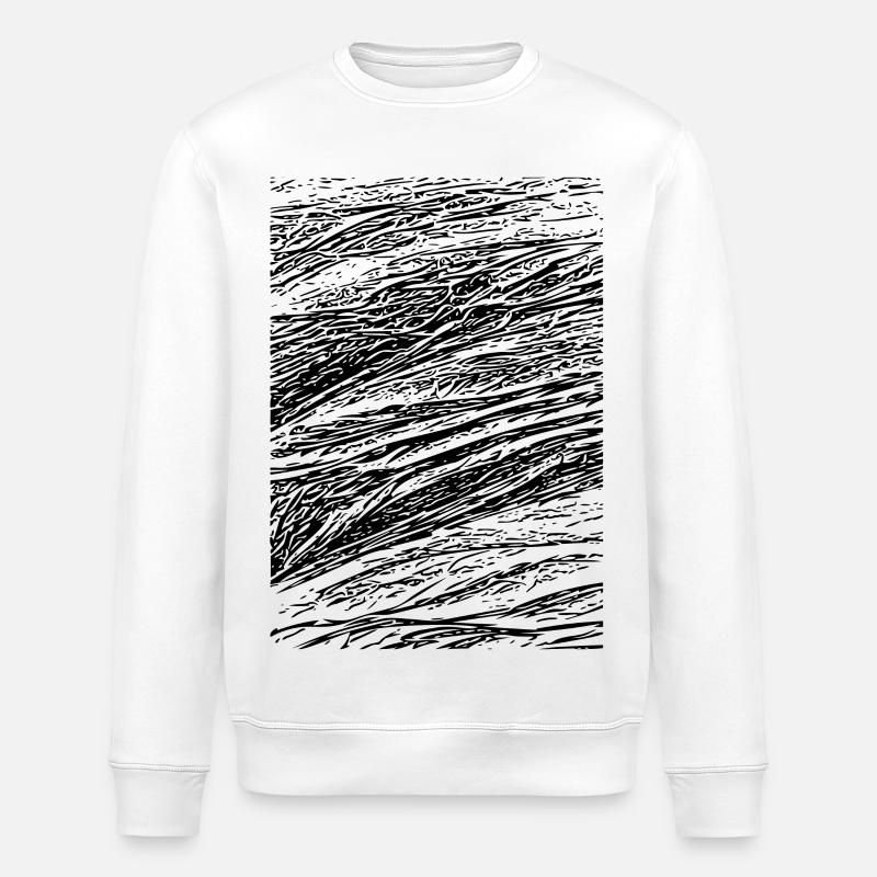 Creative Abstract - Stanley/Stella ROLLER Unisex Organic Sweatshirt - white