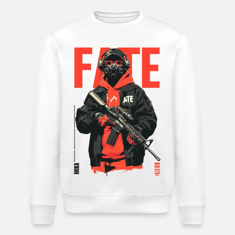 Tactical Guy - Stanley/Stella Unisex Bio-Sweatshirt ROLLER - Weiß