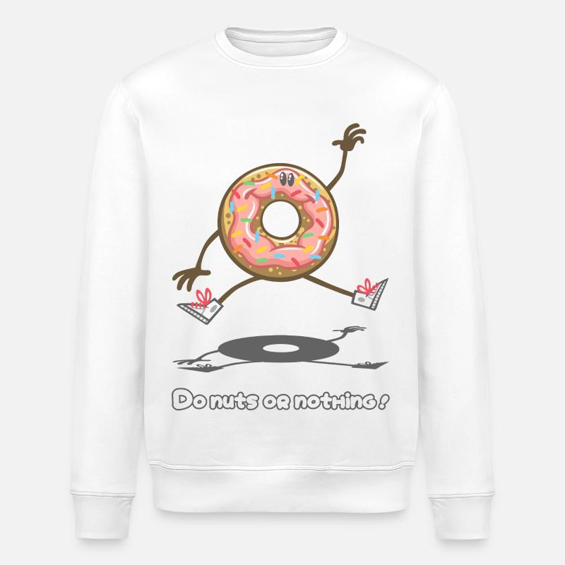 Fais des noix ou rien ! - Sweat bio ROLLER Stanley/Stella Unisexe - blanc