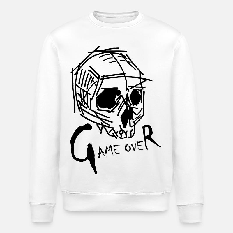 Game Over - Stanley/Stella Unisex Bio-Sweatshirt ROLLER - Weiß