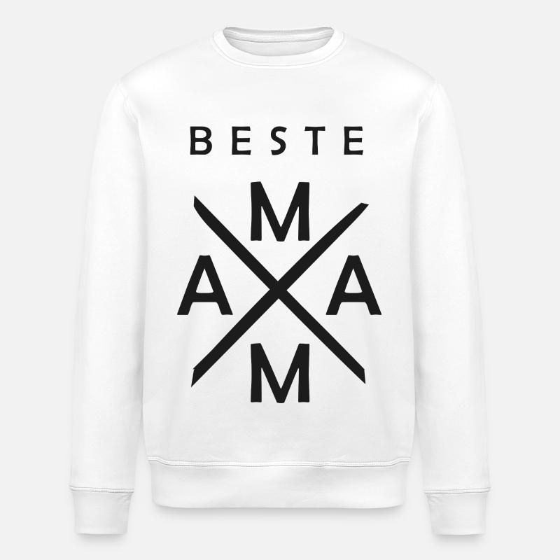 mama - Stanley/Stella Unisex Bio-Sweatshirt ROLLER - Weiß