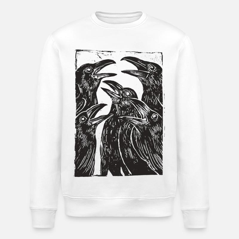 Ravens - Stanley/Stella Unisex Bio-Sweatshirt ROLLER - Weiß