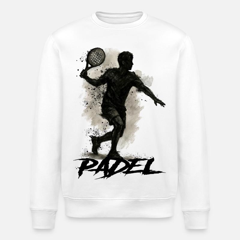 Padel - Sweat bio ROLLER Stanley/Stella Unisexe - blanc