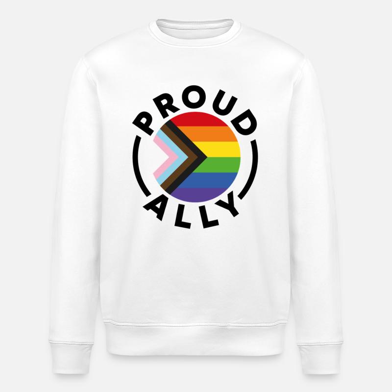 Stolzer Verbündeter - Stanley/Stella Unisex Bio-Sweatshirt ROLLER - Weiß