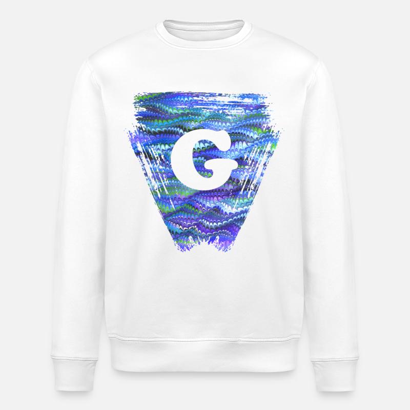 Dreieck E 103 g - Stanley/Stella ROLLER Unisex Organic Sweatshirt - white