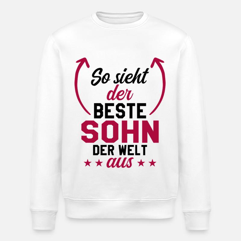 Best Son - Stanley/Stella ROLLER Unisex Organic Sweatshirt - white