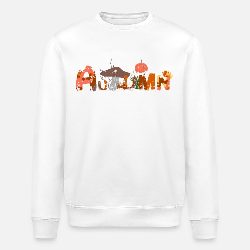Autumn / October / Otoño - Stanley/Stella ROLLER Unisex Organic Sweatshirt - white