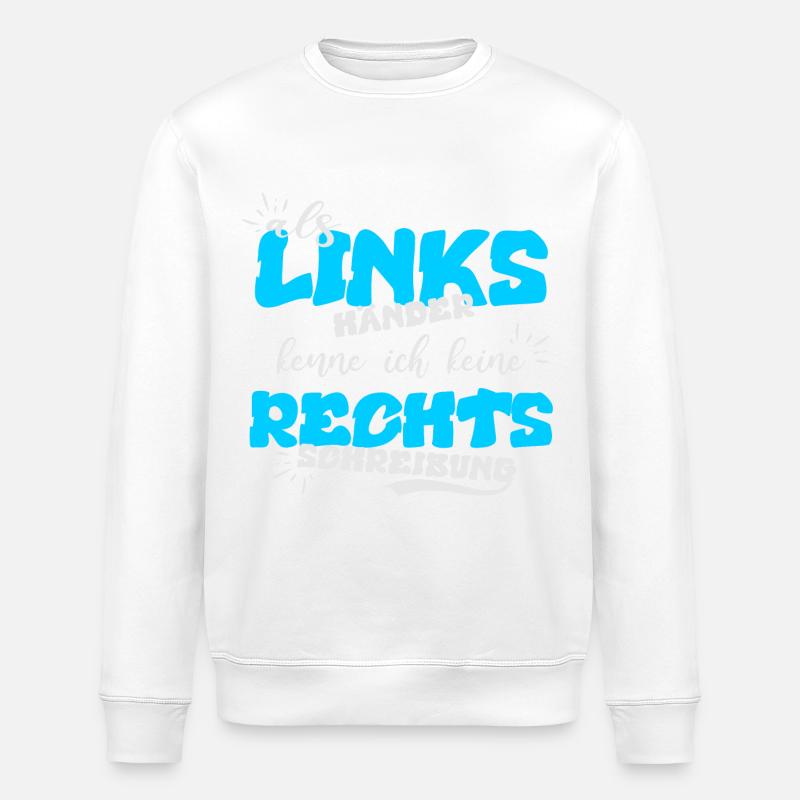 Gaucher, Orthographe - Sweat bio ROLLER Stanley/Stella Unisexe - blanc