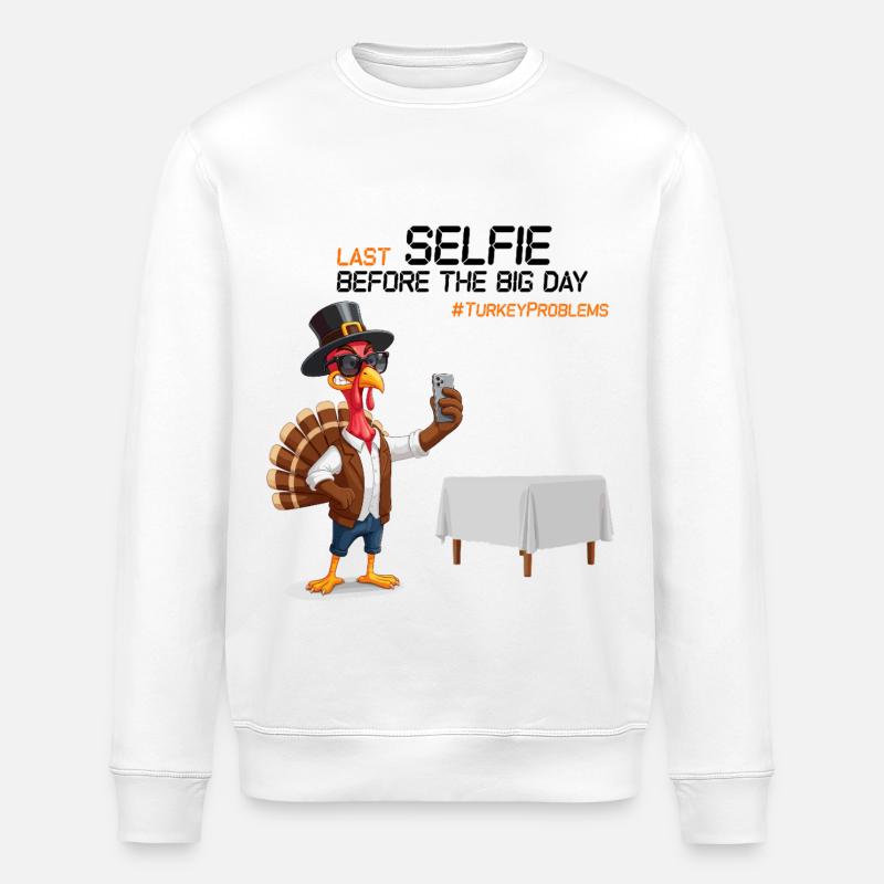 Turkey Problems - Stanley/Stella ROLLER Unisex Organic Sweatshirt - white