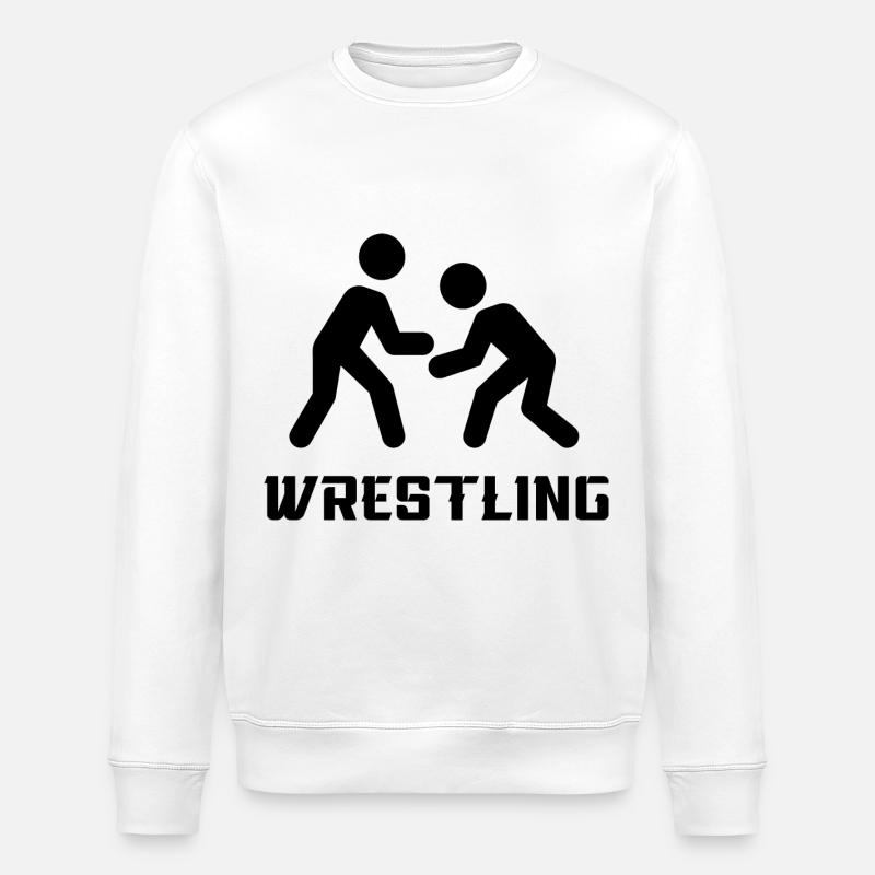 Wrestling - Stanley/Stella Unisex Bio-Sweatshirt ROLLER - Weiß