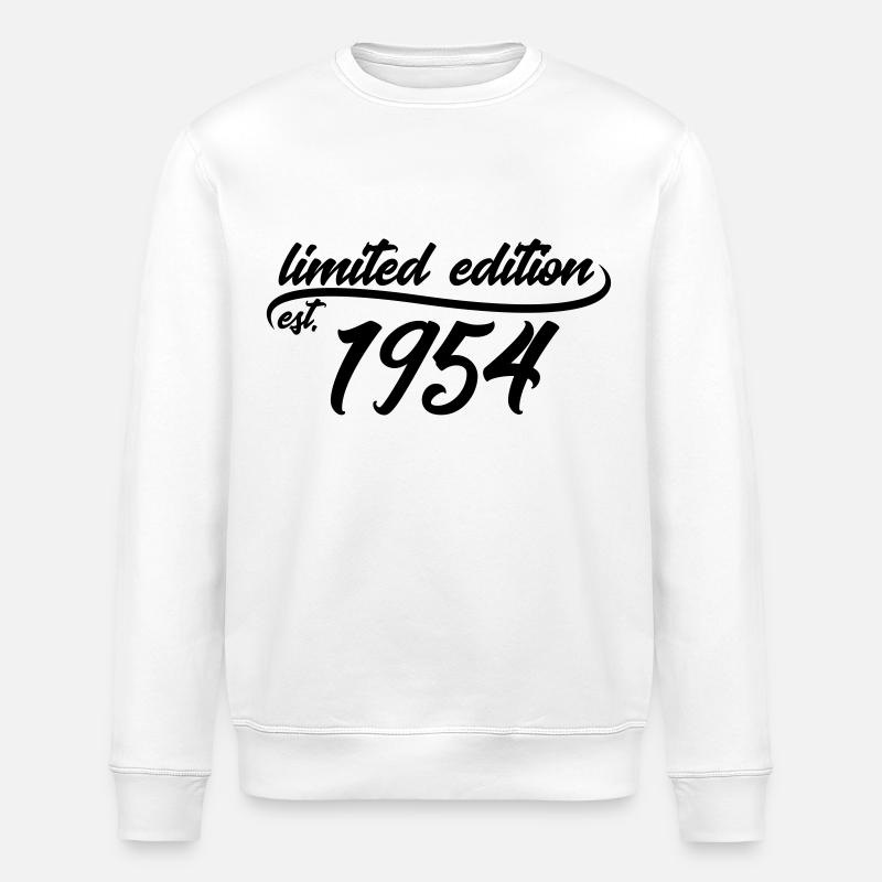 Limited Edition 1954 is - Sweat bio ROLLER Stanley/Stella Unisexe - blanc