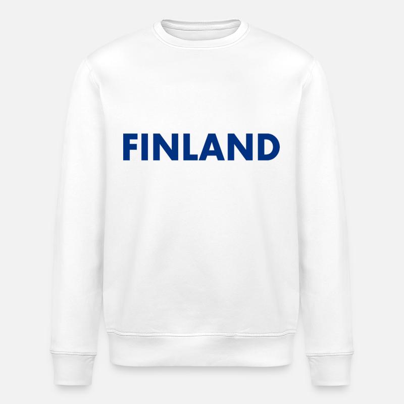 Finnland - Stanley/Stella Unisex Bio-Sweatshirt ROLLER - Weiß