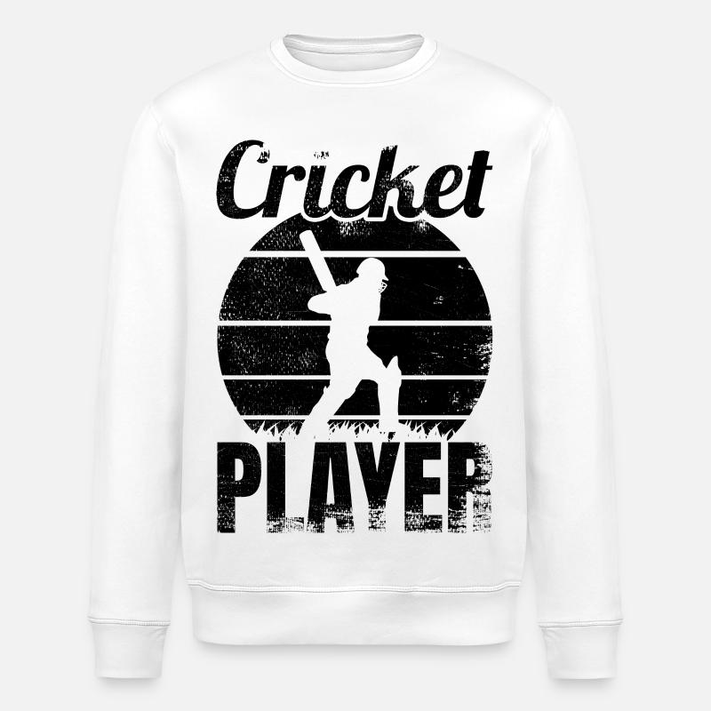 Cricketer - Sweat bio ROLLER Stanley/Stella Unisexe - blanc