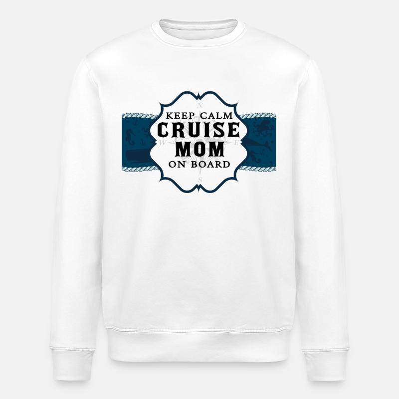 Kreuzfahrt Mama - Stanley/Stella Unisex Bio-Sweatshirt ROLLER - Weiß