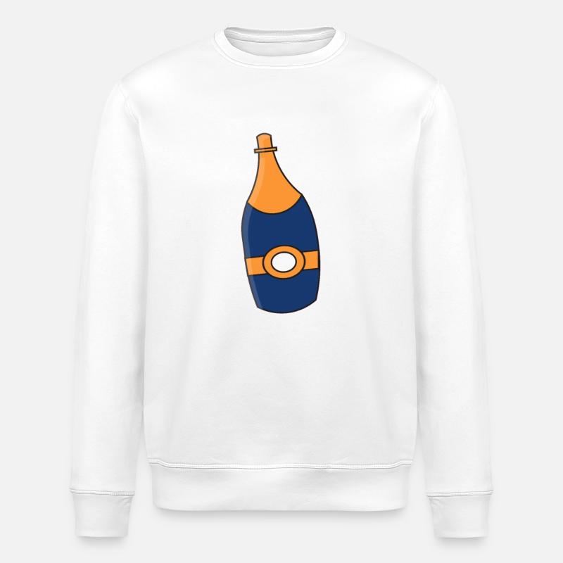 Bouteille de - Sweat bio ROLLER Stanley/Stella Unisexe - blanc