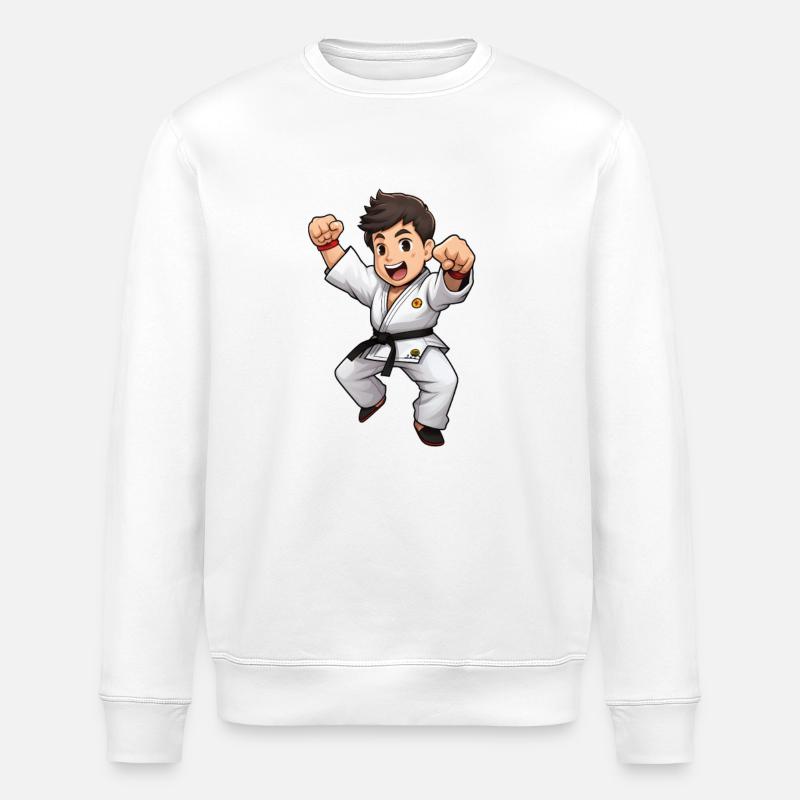 Karaté - Sweat bio ROLLER Stanley/Stella Unisexe - blanc