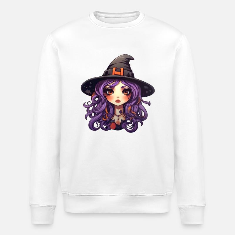 Hexe - Stanley/Stella Unisex Bio-Sweatshirt ROLLER - Weiß