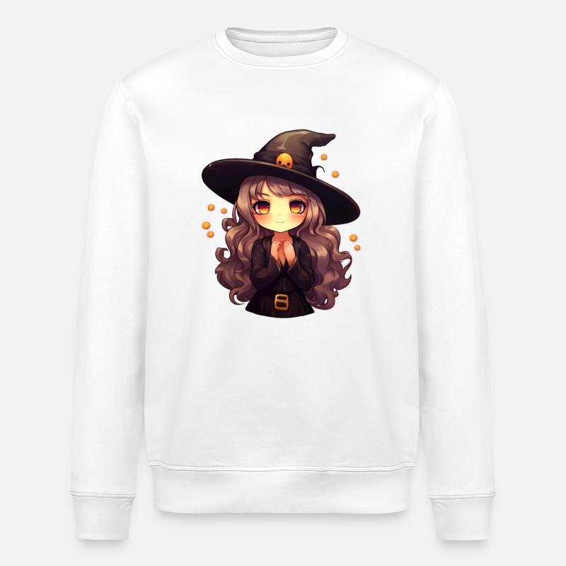 Manga Sorcière - Sweat bio ROLLER Stanley/Stella Unisexe - blanc