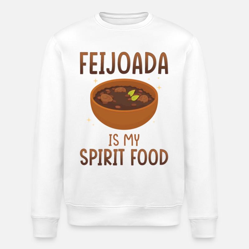 Feijoada ist meine Leibspeise - Stanley/Stella Unisex Bio-Sweatshirt ROLLER - Weiß