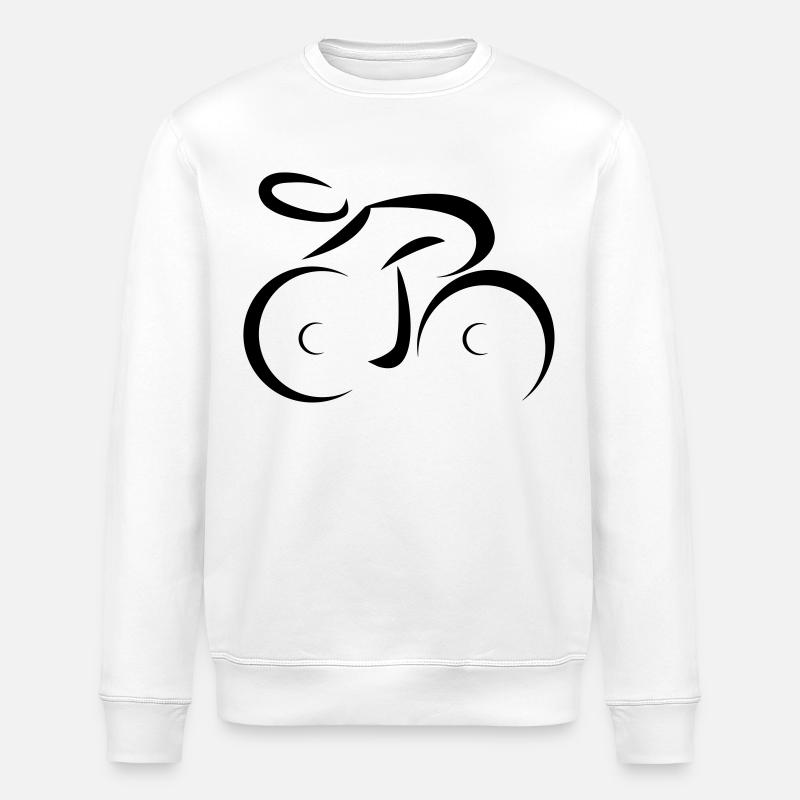 vélo - Sweat bio ROLLER Stanley/Stella Unisexe - blanc