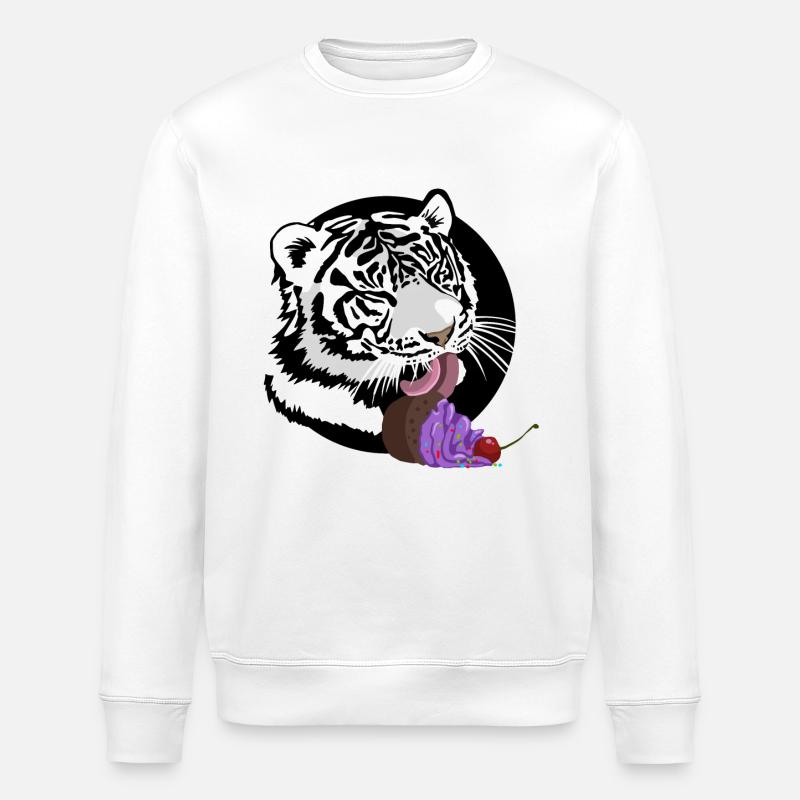 guzzler - Stanley/Stella ROLLER Unisex Organic Sweatshirt - white