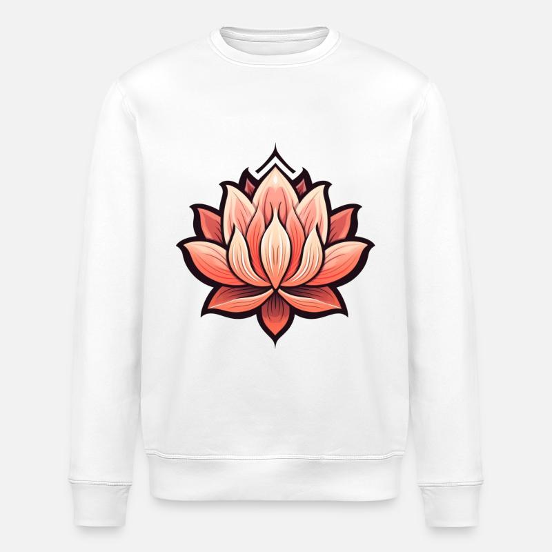 Lotus - Stanley/Stella Unisex Bio-Sweatshirt ROLLER - Weiß