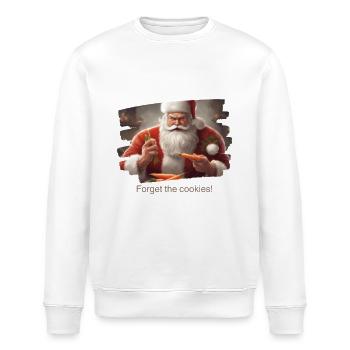 Forget the cookies - Stanley/Stella Unisex Bio-Sweatshirt ROLLER - Weiß - Vorne - Nik (191cm)