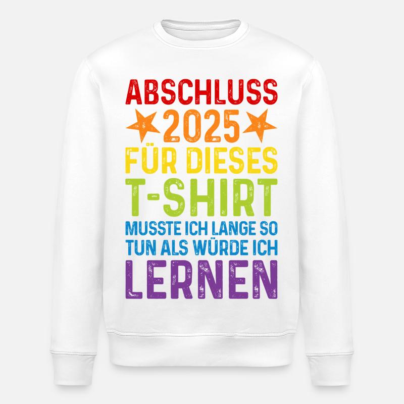 Abschluss 2025 - Stanley/Stella Unisex Bio-Sweatshirt ROLLER - Weiß